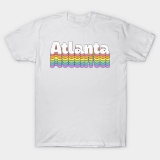 Atlanta, Georgia  // Retro Typography Design T-Shirt